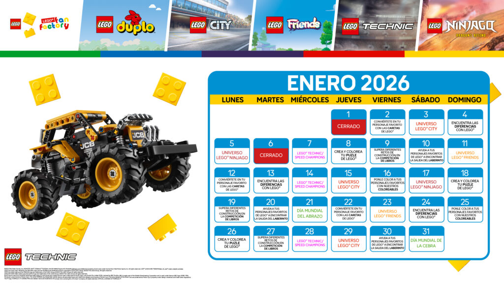 Calendario LFF H2O Enero 2026