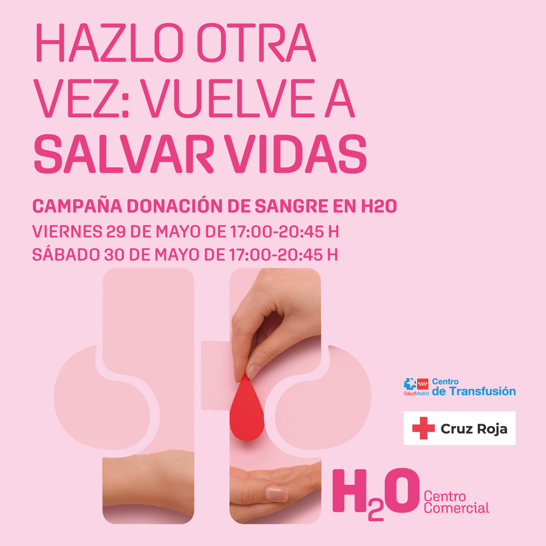 Donación de Sangre - Cruz Roja y H2O
