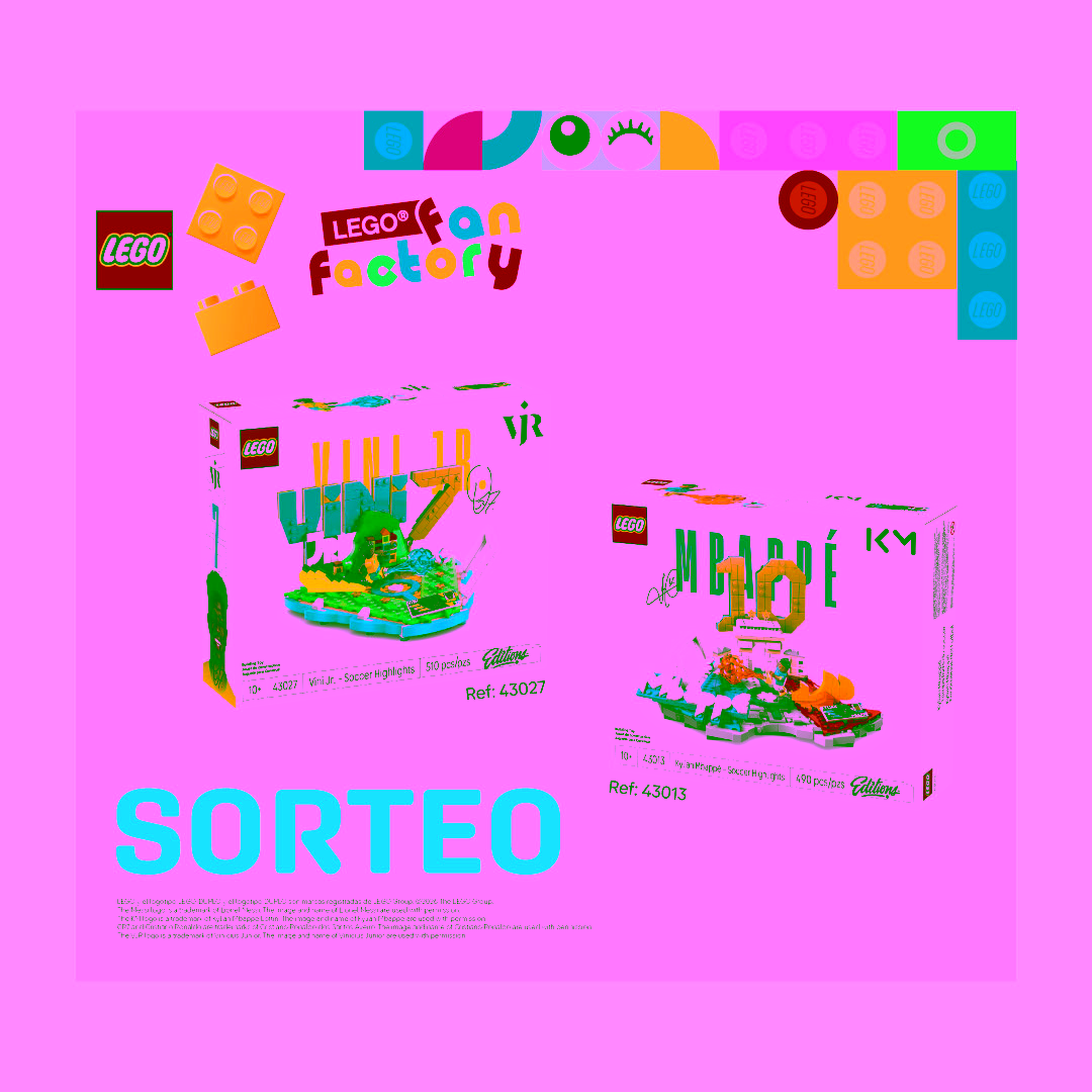 Sorteo LEGO de Vinicius y Mbappé de H2O