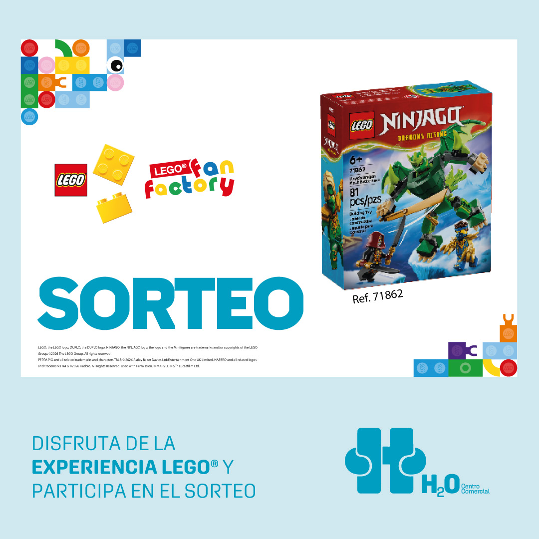 Sorteo LEGO Ninjago en H2O